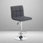 Kenora Grey Linen Fabric Bar Stool (Sold As Pair)